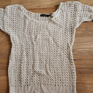 The Limited open crochet sweater small